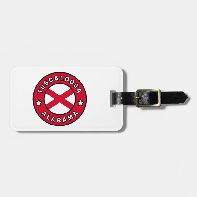 Tuscaloosa Alabama Luggage Tag (Front Horizontal)