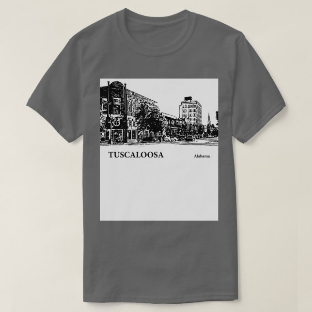 Tuscaloosa Alabama TShirt 3 (Design Front)