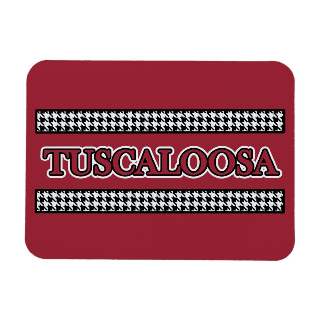 Tuscaloosa Houndstooth - Magnet (Horizontal)