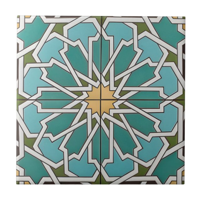 tuscan blue flowers tiles (Front)