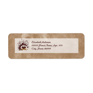 Tuscan Brown Love Birds With Name