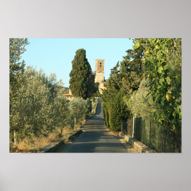 Tuscan Castle Poster (Front)