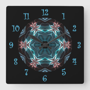 Tuscan Colours ~ Beautiful Exotic & Mysterious ~  Square Wall Clock