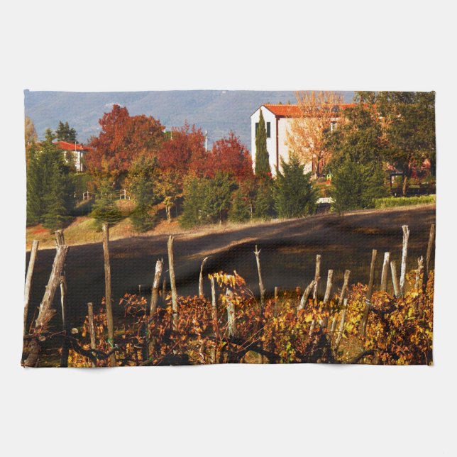 Tuscan Countryside Tea Towel (Horizontal)