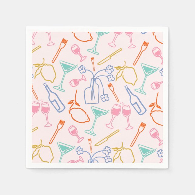 Tuscan Evening Napkin (Front)