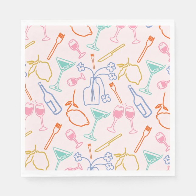 Tuscan Evening Napkin (Front)