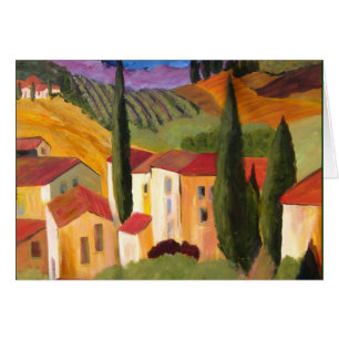 Tuscan Hillside by Artist Therese Fowler-Bailey