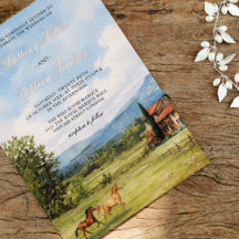 Tuscan-Inspired Countryside Landscape Wedding