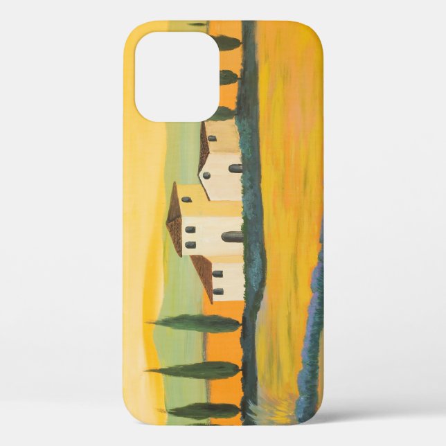 Tuscan landscape, private painter, acrylic paintin Case-Mate iPhone case (Back)