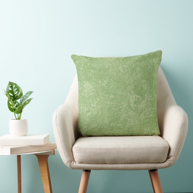Tuscan Marmorino Green Throw Pillows (Chair)