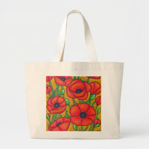 Tuscan Poppies Tote Bag