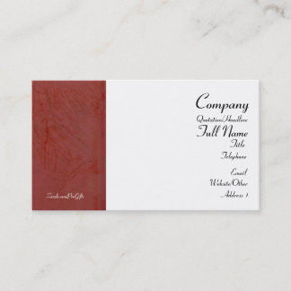 Tuscan Red Business Cards
