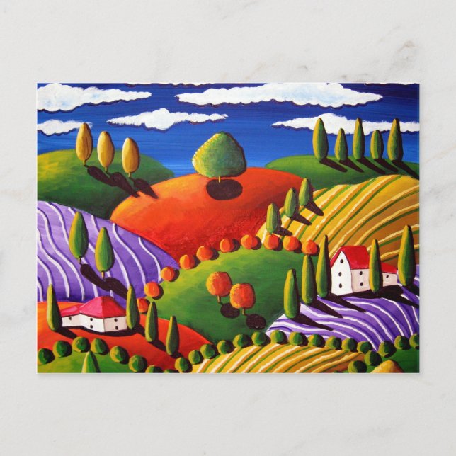 Tuscan Scene Postcard (Front)
