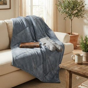 Tuscan Slate Faux Finish Fleece Blanket