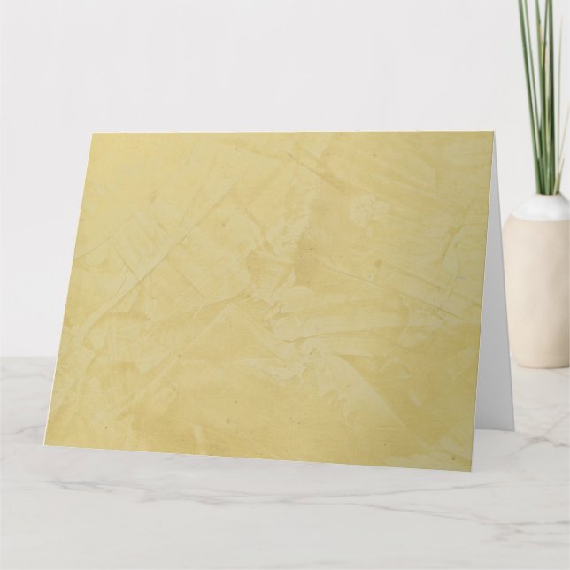 Tuscan Sun Big Blank Greeting Thank You Card (Front)