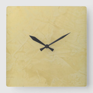 Tuscan Sun Faux Finish Square Wallclock