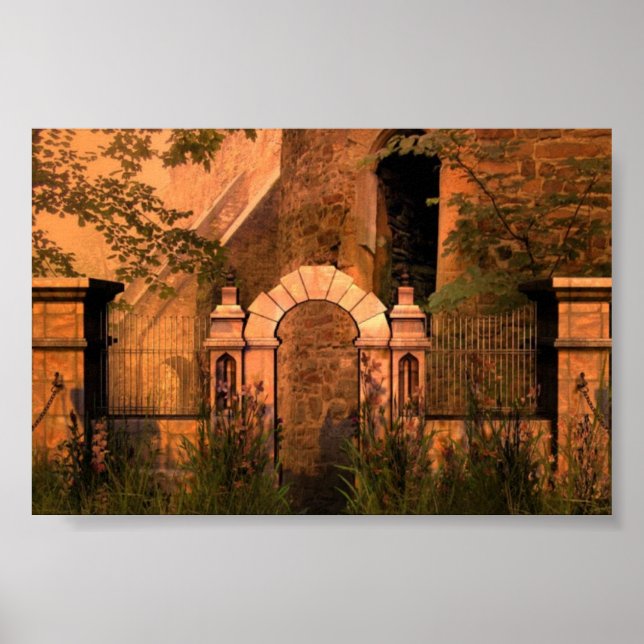 Tuscan Sunset Poster (Front)