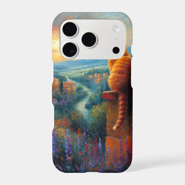 Tuscan Sunset with a Ginger Cat (Back)