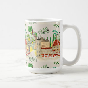 Tuscan,Tuscany,Italy,olives,lemons, citrus Coffee Mug