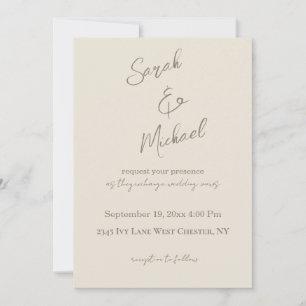 Tuscan Villa Wedding Invitation