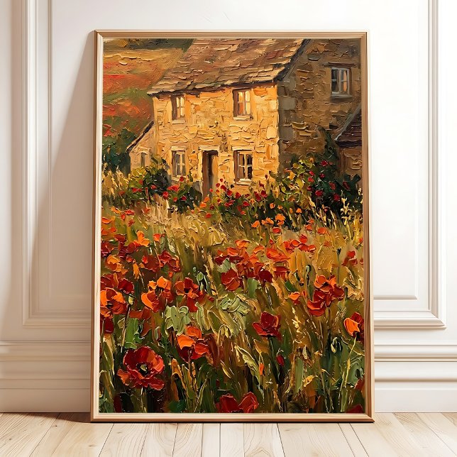 Tuscan Village Impressionist Wall Art (Creator Uploaded)