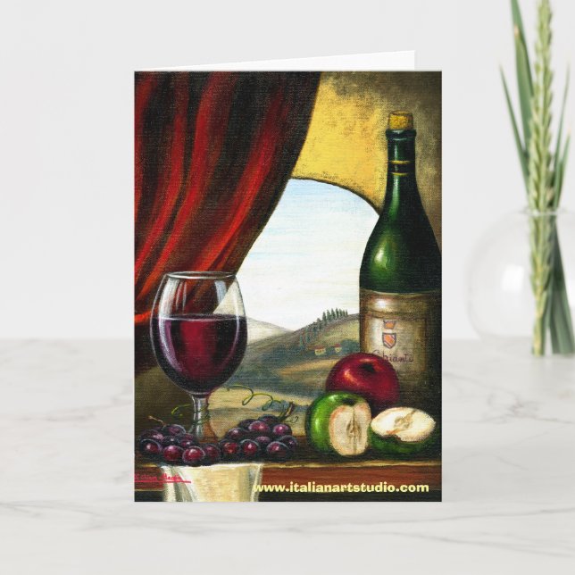 Tuscan Wine I Card (Front)