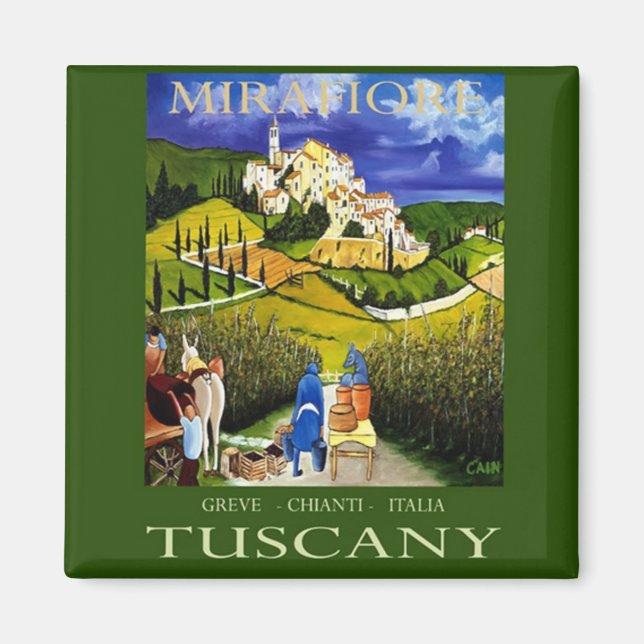 TUSCAN WINE MAGNET (Front)