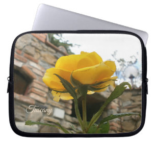 Tuscan yelllow rose. laptop sleeve
