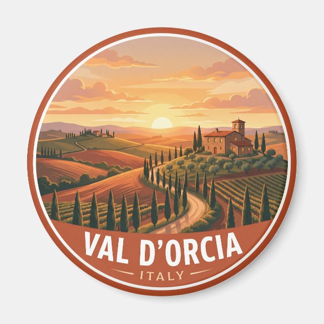 Tuscany Countryside Italy Magnet (Front)