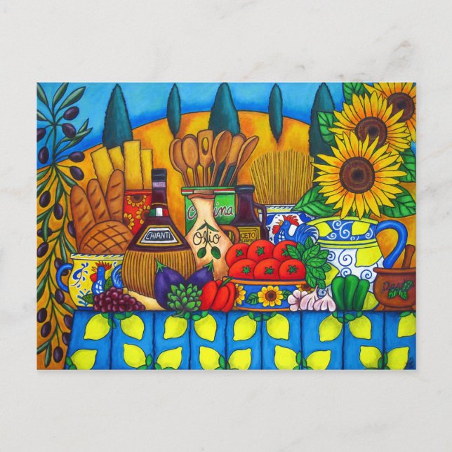 Tuscany Delights Post Card (Front)