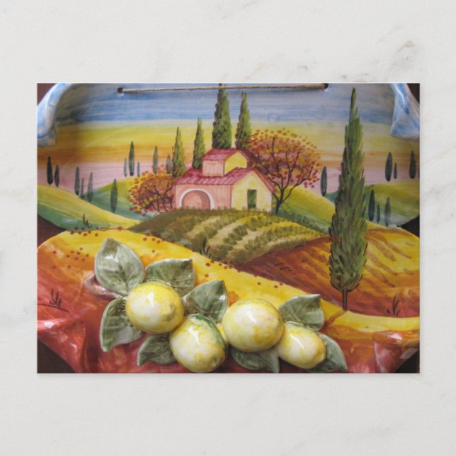 Tuscany Farm Postcard (Front)