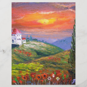 Tuscany Fire Sky