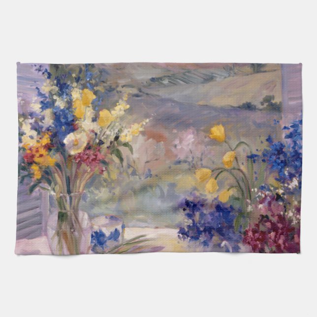 Tuscany Floral Tea Towel (Horizontal)