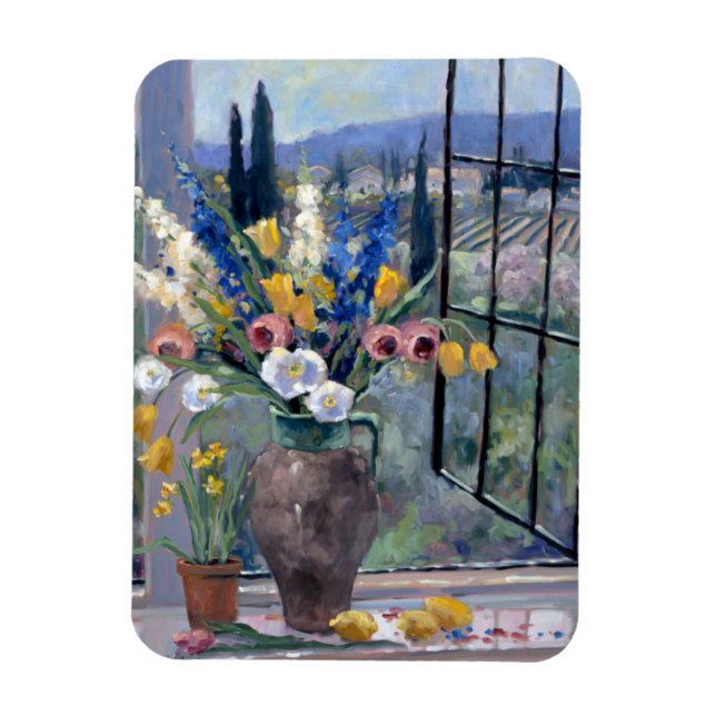 Tuscany Hillside II Magnet (Vertical)