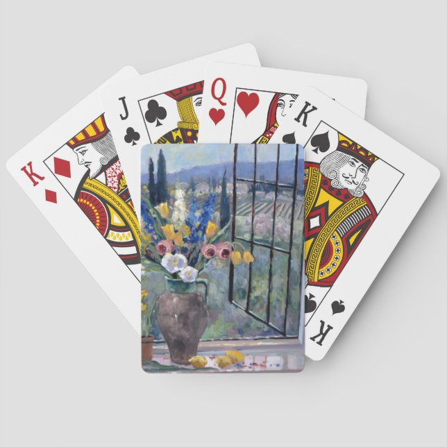 Tuscany Hillside II Playing Cards (Back)