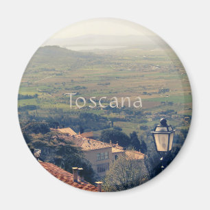 Tuscany. Italy. Cortona Magnet