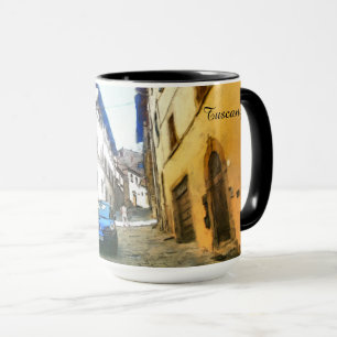 Tuscany. Italy. Cortona. Mug