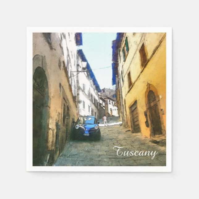 Tuscany. Italy. Cortona. Napkin (Front)