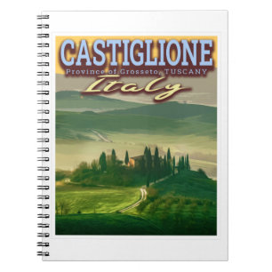 TUSCANY ITALY - ITALIAN COUNTRYSIDE NOTEBOOK