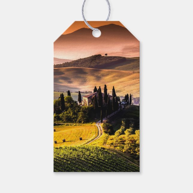 Tuscany, Italy - landscape photograph Gift Tags (Front)