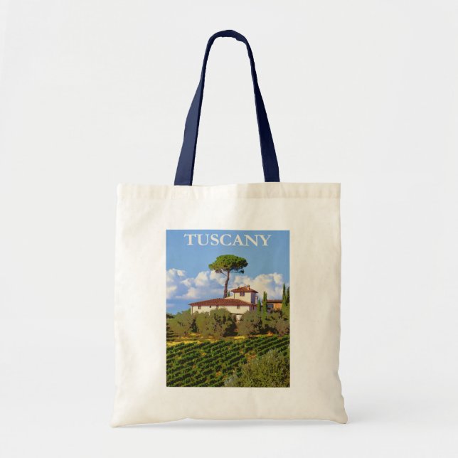 Tuscany Italy Poster Tote Bag (Front)