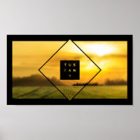 Tuscany Italy Sunset Art Landscape Photography