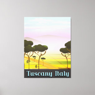 Tuscany Italy travel landscape. Canvas Print