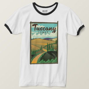 Tuscany Italy travel poster T-Shirt
