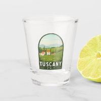 Tuscany Italy Travel Vintage Art