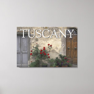 Tuscany, Italy   Tuscan Doorway Canvas Print