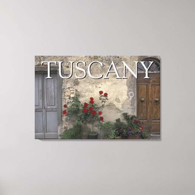 Tuscany, Italy | Tuscan Doorway Canvas Print (Front)