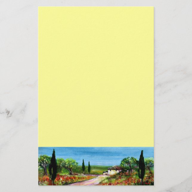 TUSCANY LANDSCAPE 4 STATIONERY (Front)