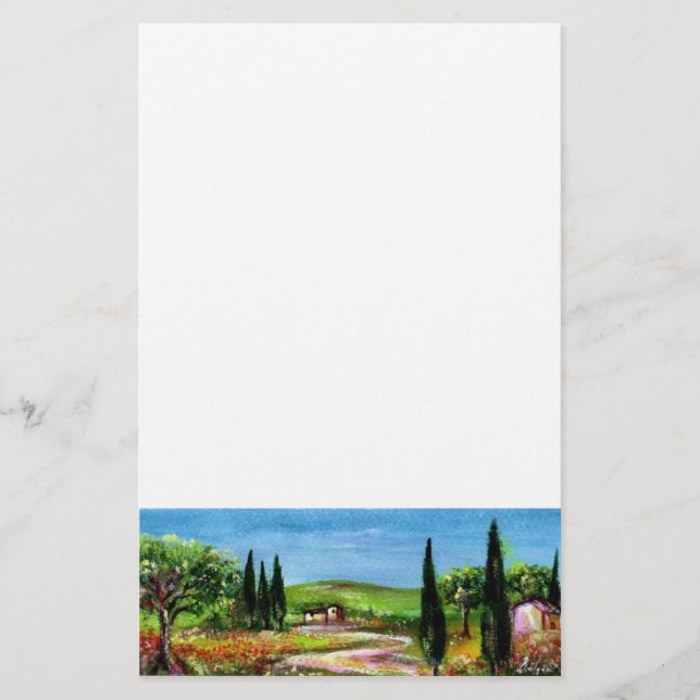 TUSCANY LANDSCAPE 5 STATIONERY (Front)