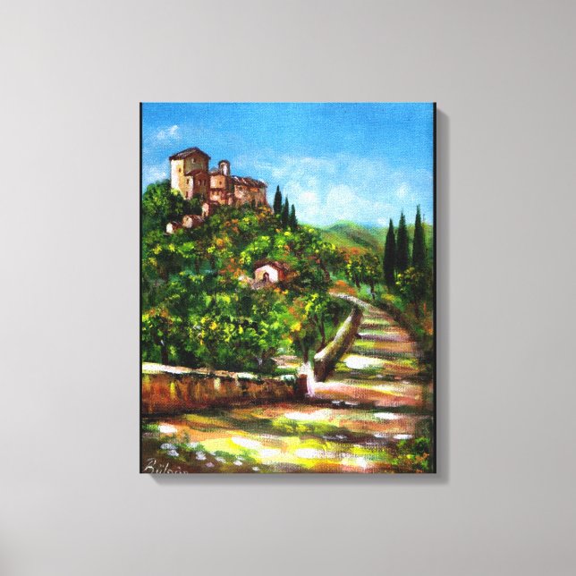 TUSCANY LANDSCAPE CANVAS PRINT (Front)